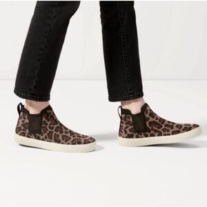 Rothy’s Chelsea Wildcat Leopard Cheetah Sneakers 9.5 Animal Print Shoes